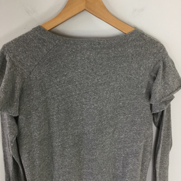 Nation LTD ruffle long sleeve banded tee - Picture 4 of 8